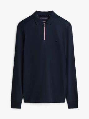Tommy Hilfiger Black Quarter Zip Polo
